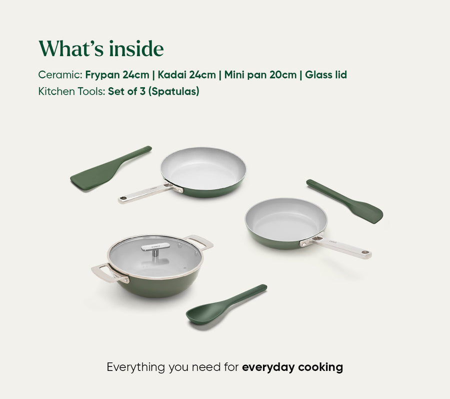 The Ember Bestseller Set - Coorg Green