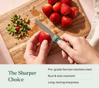 Paring Knife - Pro - Coorg Green