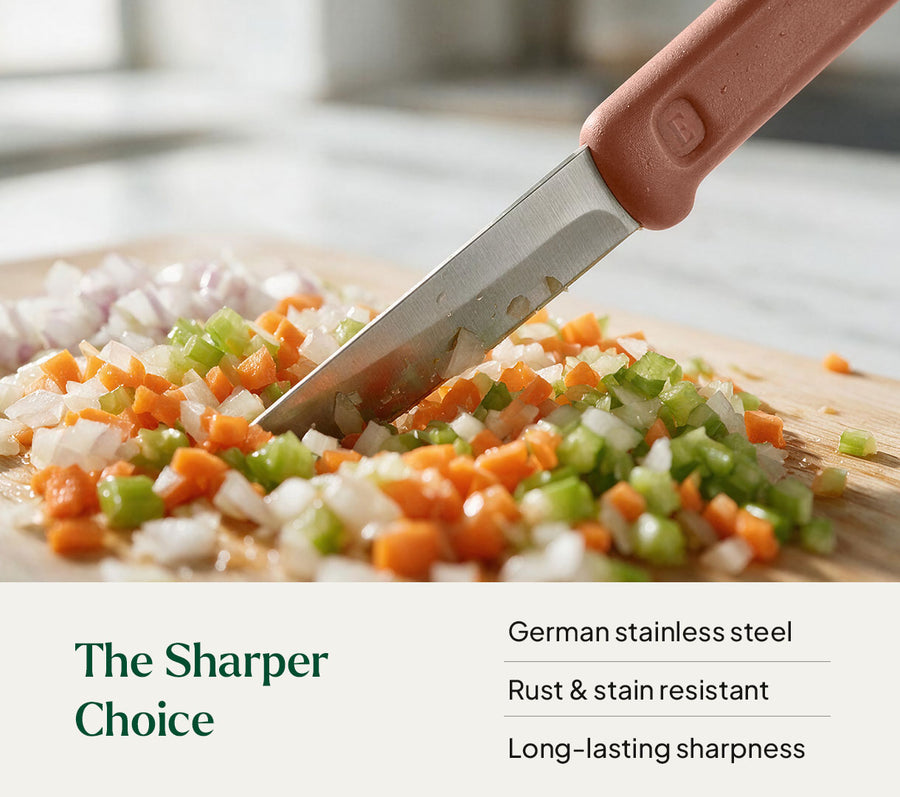 Knife Set of 3 - Jaipur Terracotta