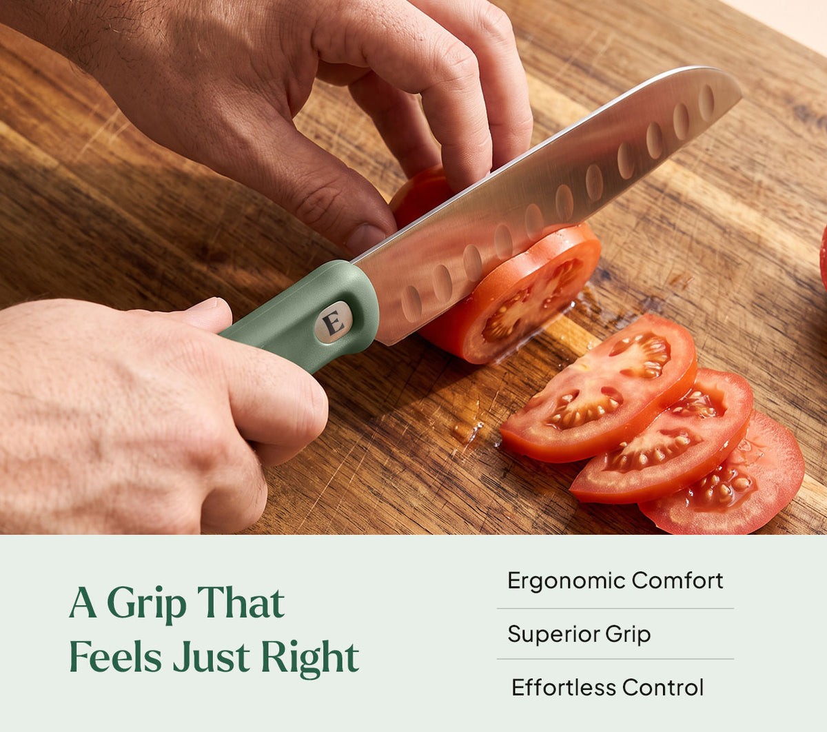 Knife Set of 5 - Pro - Coorg Green