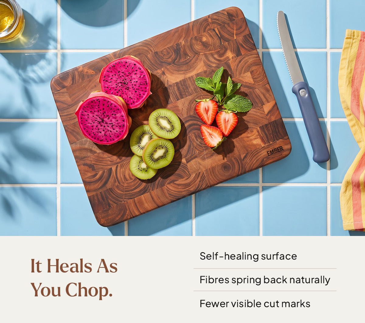 Ember Acacia Chopping Board - Small - Wood