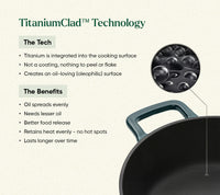 TitaniumClad™ Cast Iron Duo - Teal