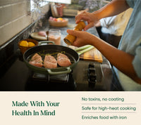 Pre-seasoned Cast Iron Duo - Coorg Green