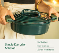 Ember Silicone Handle Holder (Set of 2) - Coorg Green