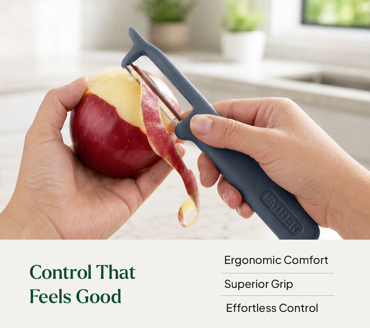 Ember PeelPro™ Vegetable Peeler - Nilgiri Blue