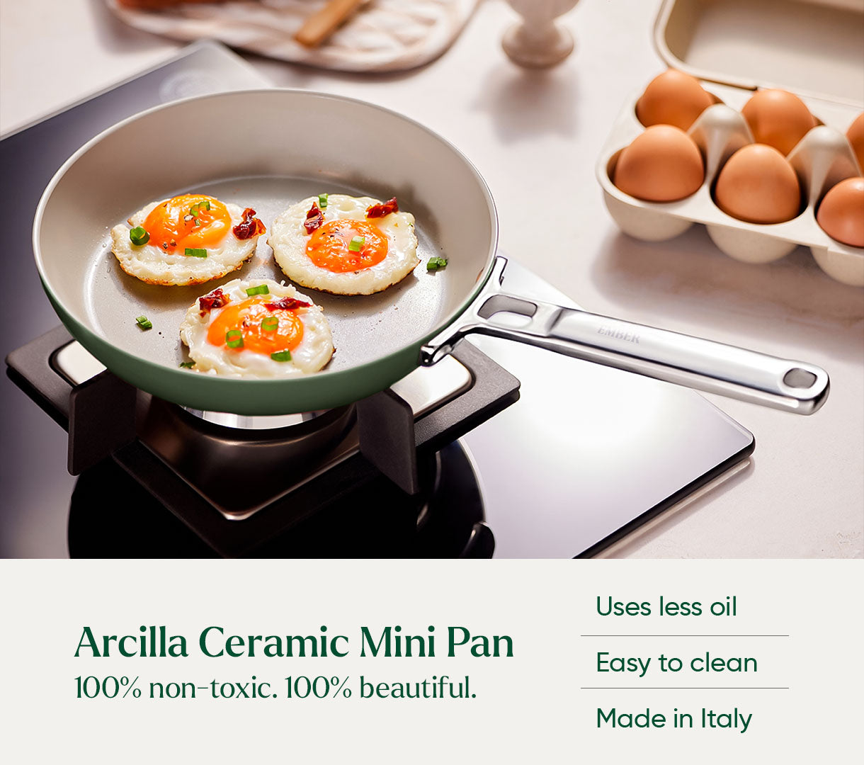 The Ember Breakfast Set - Coorg Green + Sage