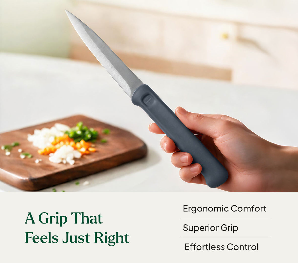 Knife & Peeler Set of 3 - Nilgiri Blue