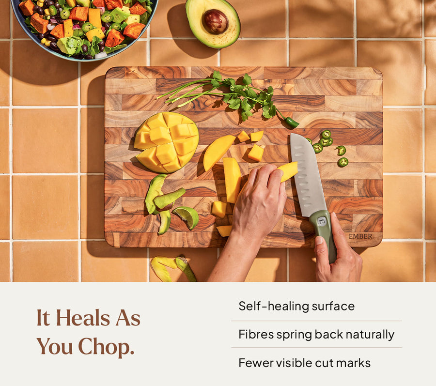 Large Chopping Board - Teak