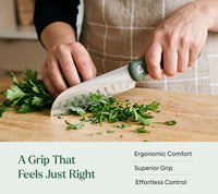 Santoku Knife - Pro - Coorg Green