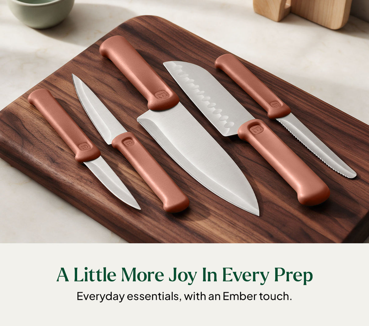 Knife Set of 5 - Jaipur Terracotta