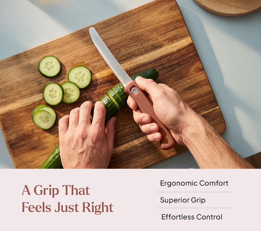 Vegetable Knife Pro - Jaipur Terracotta