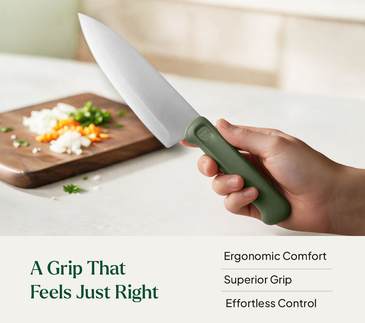 Chef Knife - Coorg Green
