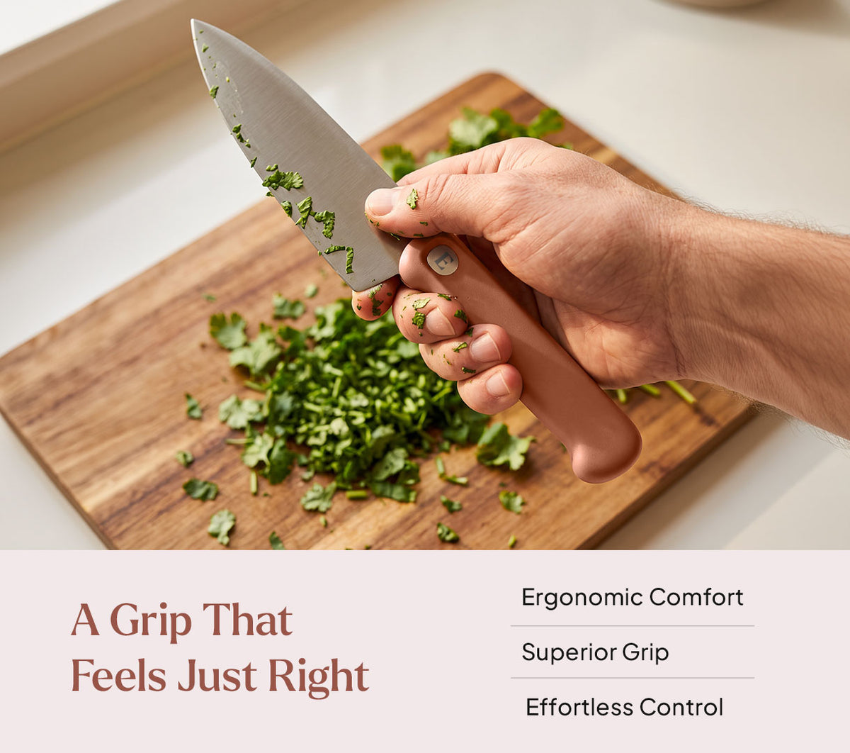 Chef's Knife - Pro - Jaipur Terracotta