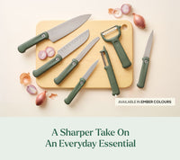 Knife & Peeler Set of 7 - Pro - Coorg Green