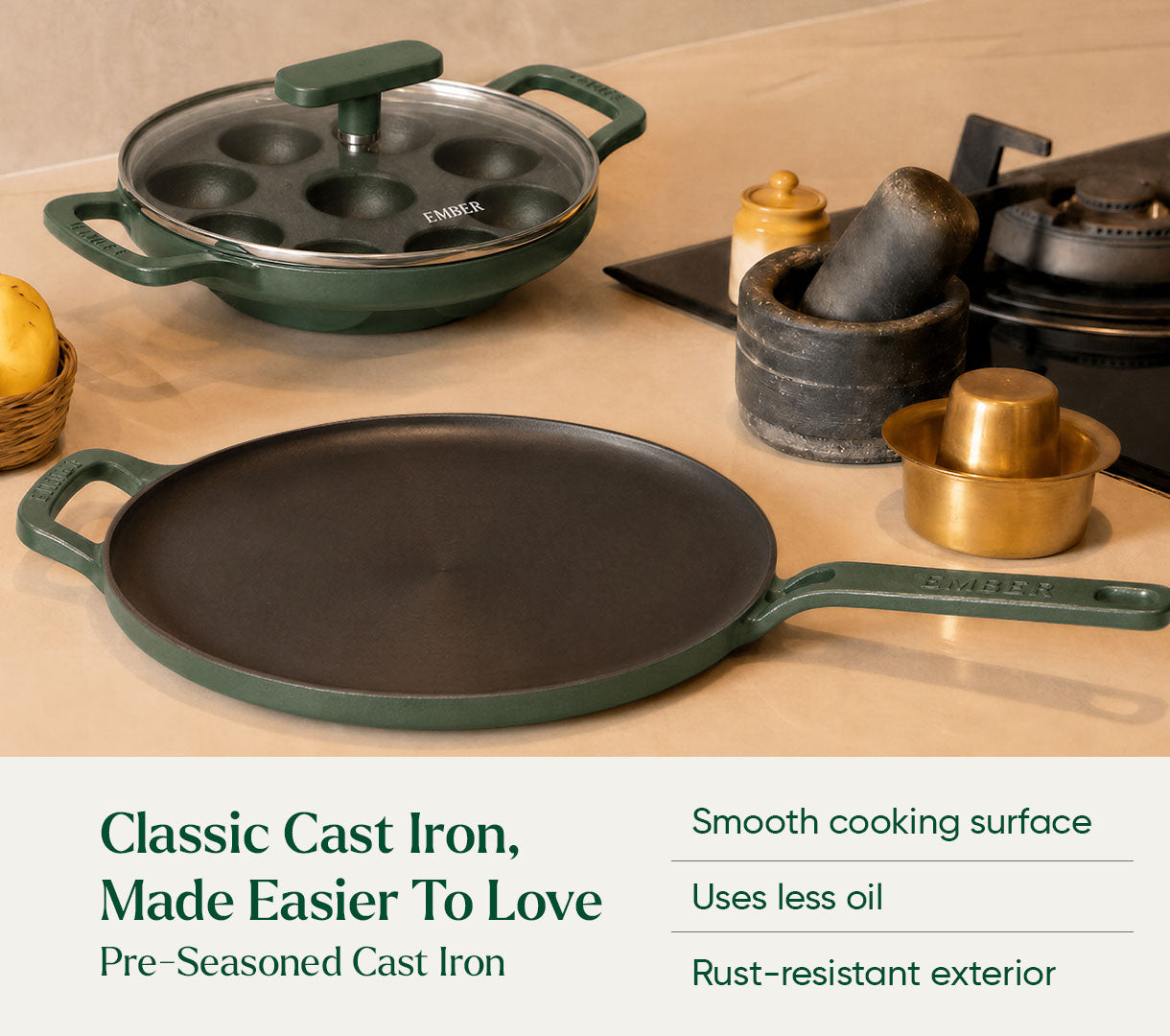 Everyday Set - Classic - Coorg Green