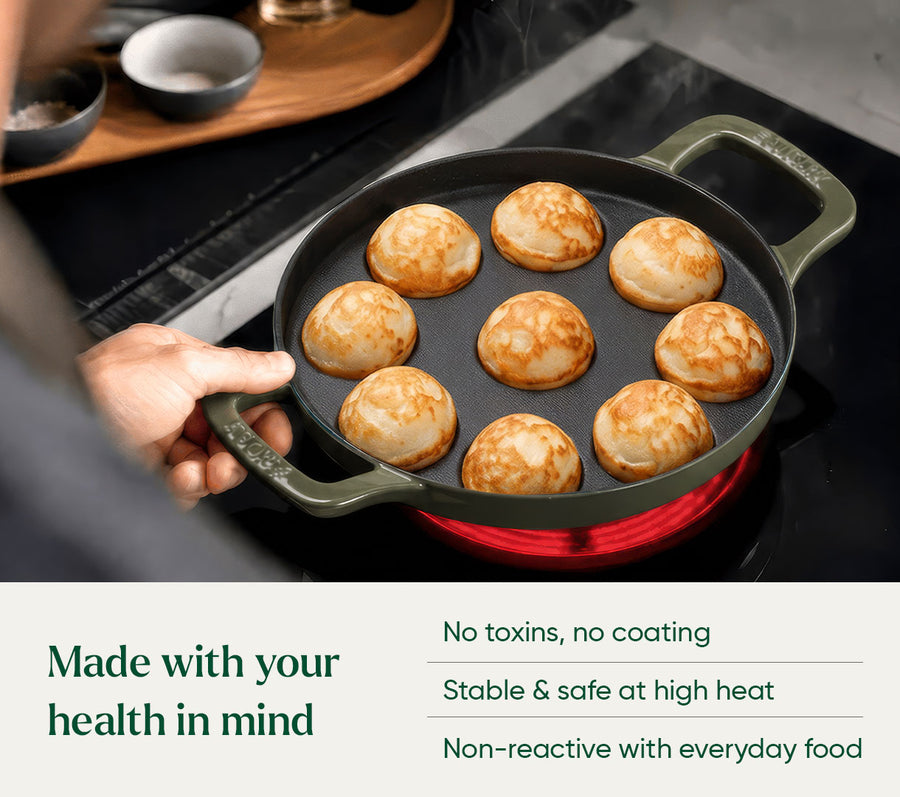 Ember TitaniumClad™ Cast Iron Appe Pan (20 cm) - Sage