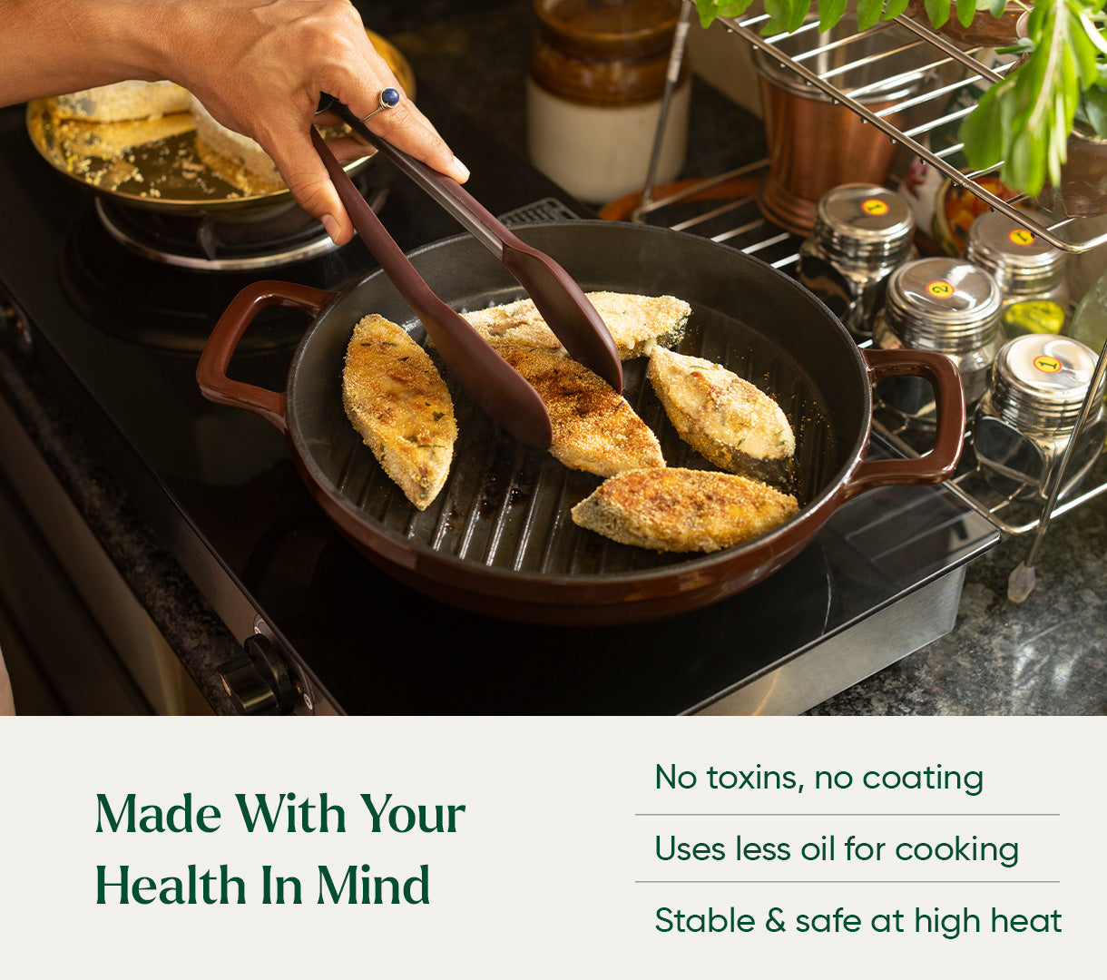 TitaniumClad™ Cast Iron Duo - Wine