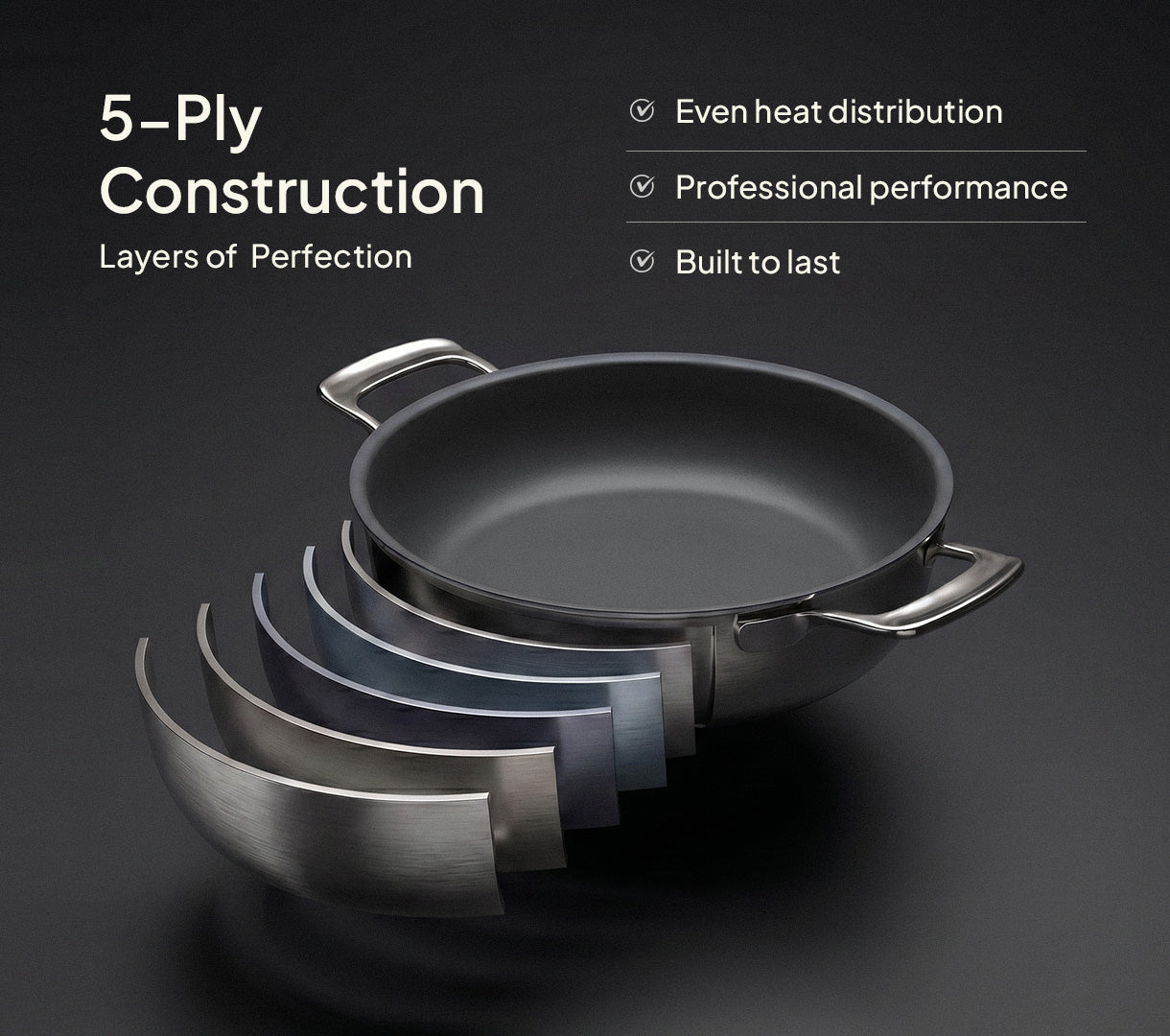 Plasma Kadai - Short Handle