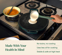 TitaniumClad™  Cast Iron Tawa 30cm - Teal