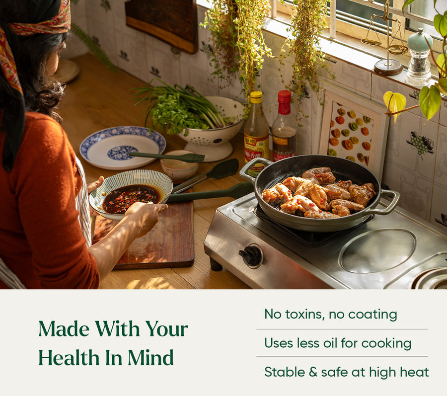 TitaniumClad™ Cast Iron Duo - Sage