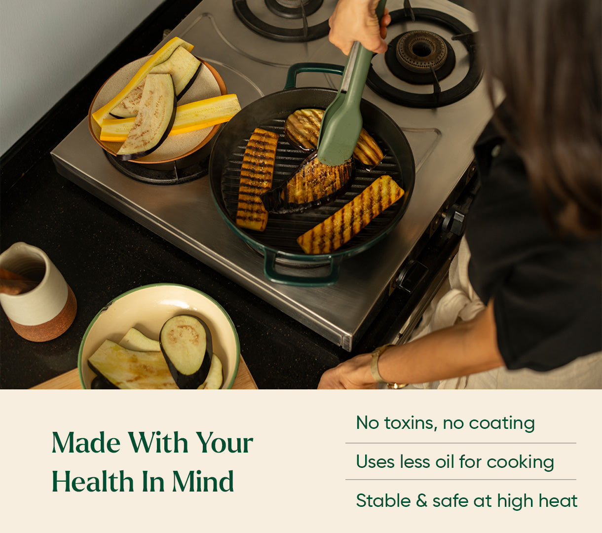 TitaniumClad™ Cast Iron Duo - Teal