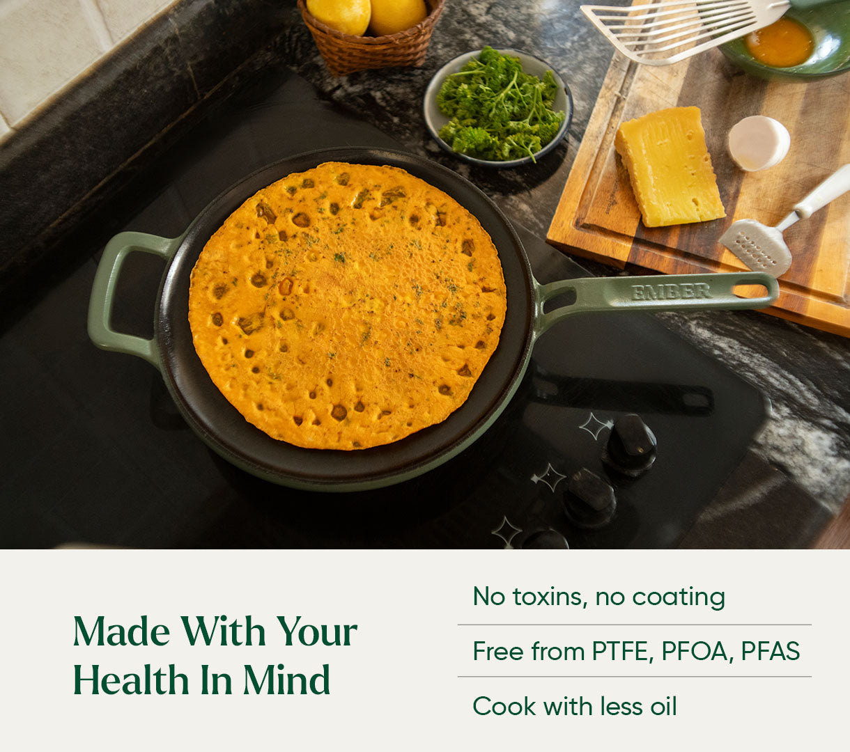 The Complete Kitchen Trio - Coorg Green