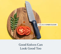Santoku Knife - Pro - Nilgiri Blue