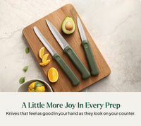 Knife Set of 3 - Coorg Green