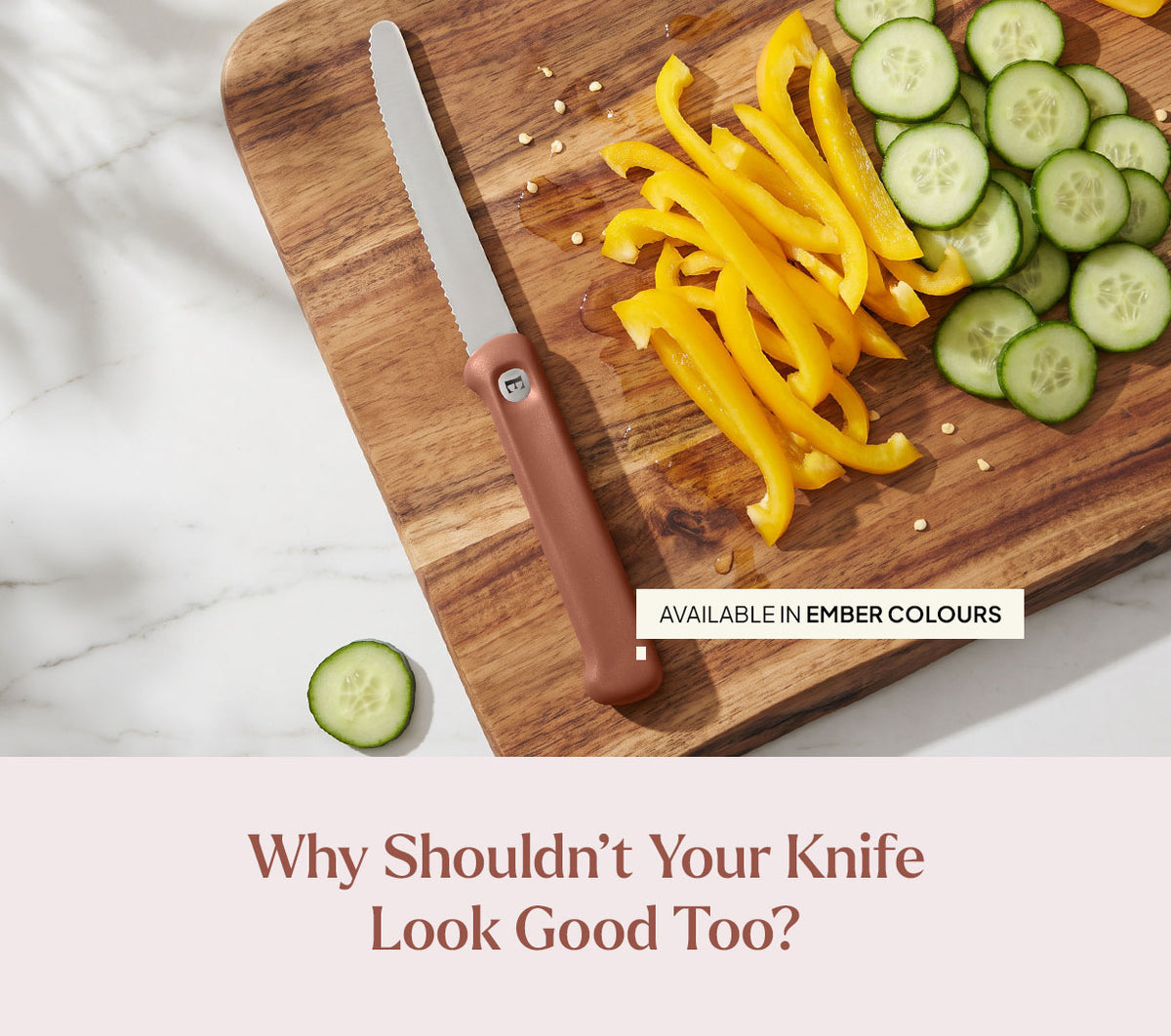 Vegetable Knife Pro - Jaipur Terracotta