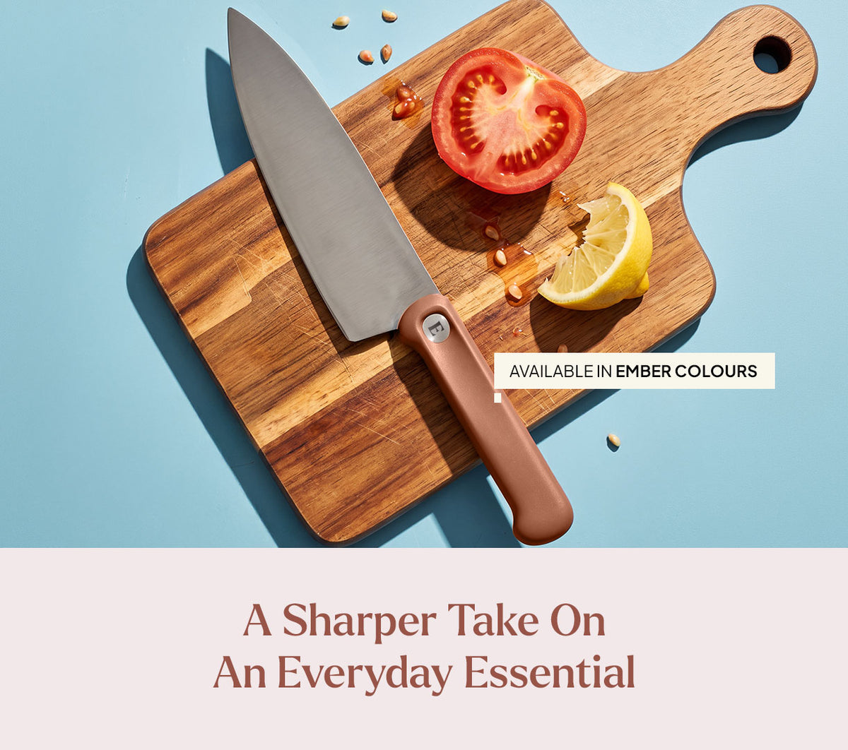 Chef's Knife - Pro - Jaipur Terracotta