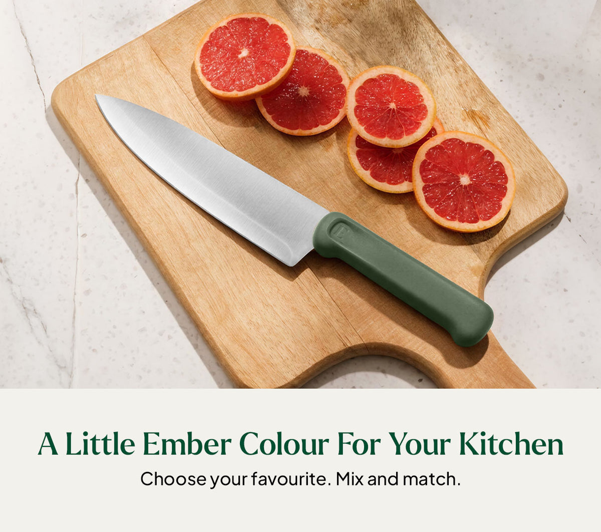 Chef Knife - Coorg Green