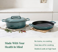 TitaniumClad™ Cast Iron Duo - Ocean