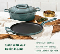 TitaniumClad™ Cast Iron Duo - Ocean