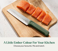 Santoku Knife - Coorg Green