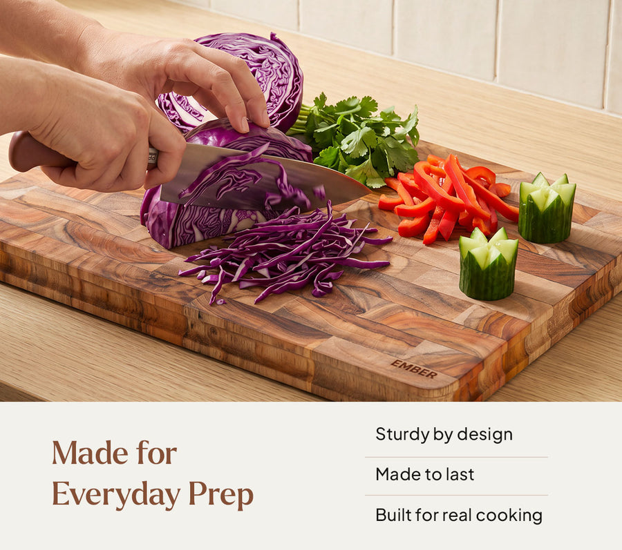 Large Chopping Board - Teak