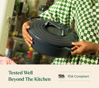 Pre-seasoned Cast Iron Duo - Nilgiri Blue