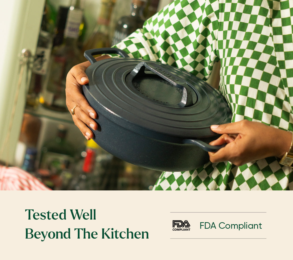 Pre-Seasoned Cast Iron Trio - Nilgiri Blue