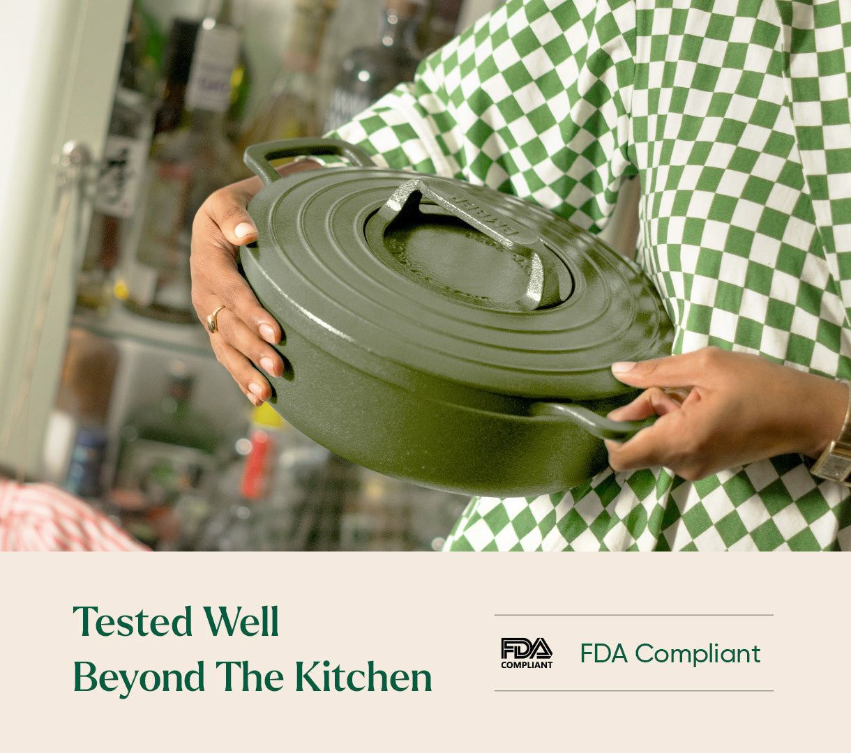 Pre-Seasoned Cast Iron Trio - Coorg Green
