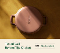 Pre-Seasoned Cast Iron Grill Pan 27cm - Jaipur Terracotta