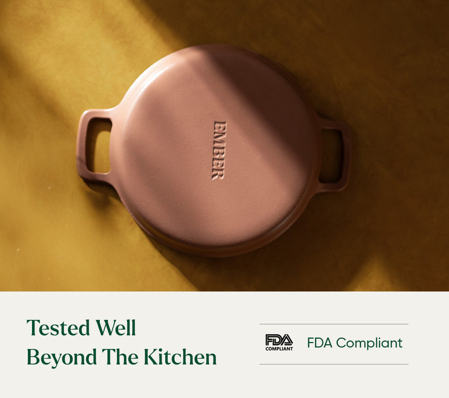 Pre-Seasoned Cast Iron Grill Pan 27cm - Jaipur Terracotta