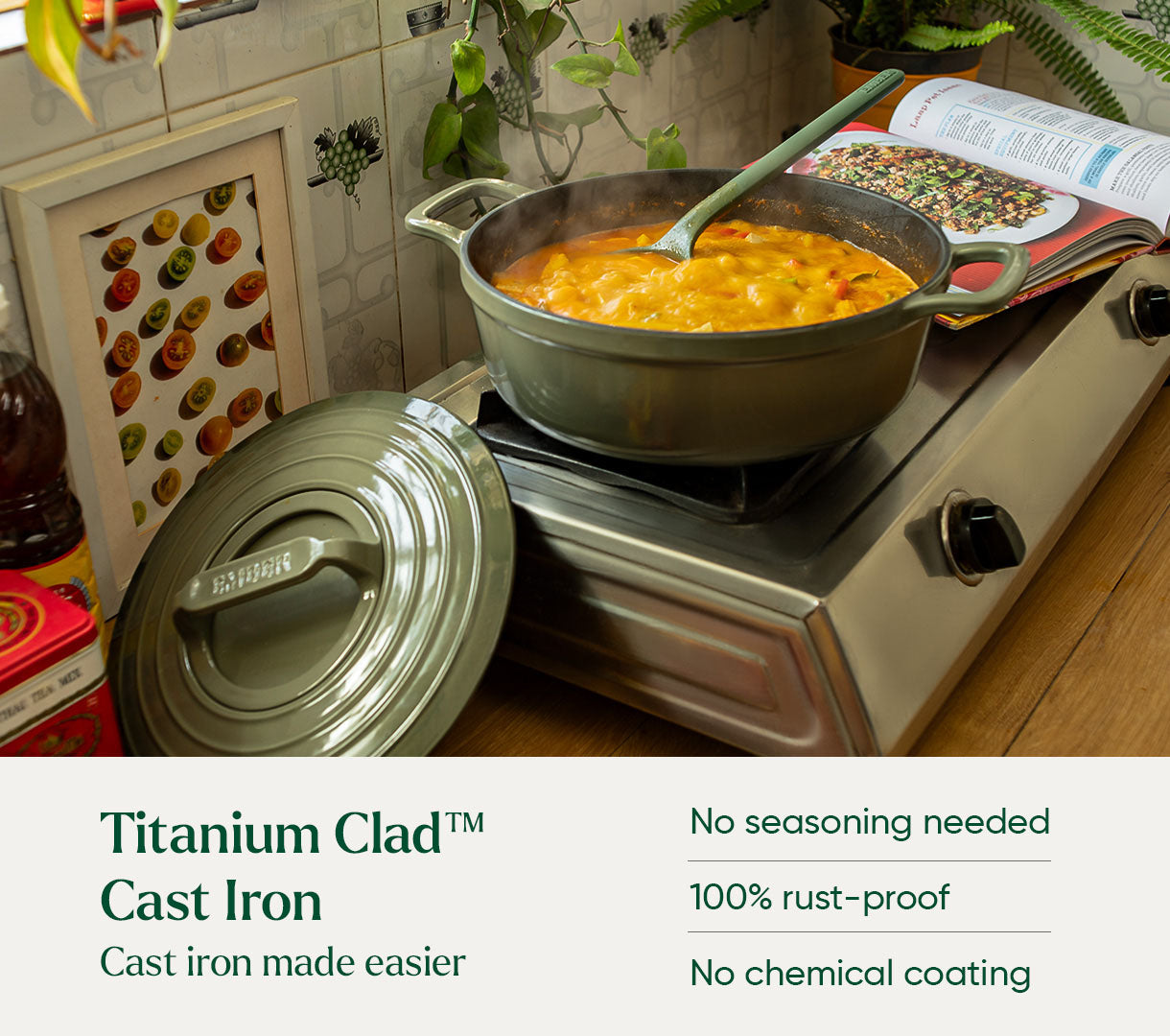 The Ember Colour Collection - Coorg Green + Sage