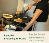TitaniumClad™  Cast Iron Tawa 30cm - Teal