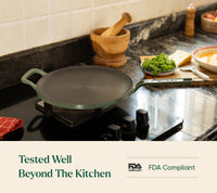 Pre-seasoned Cast Iron Duo - Coorg Green