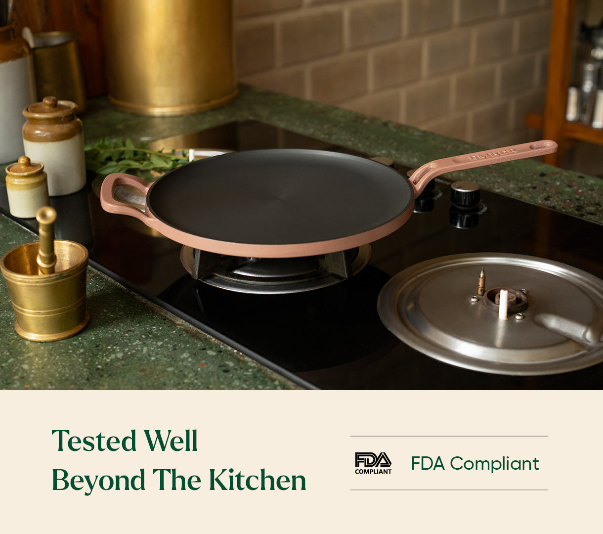 Pre-seasoned Cast Iron Duo - Jaipur Terracotta