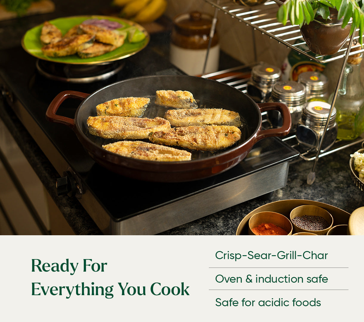 TitaniumClad™ Cast Iron Duo - Wine