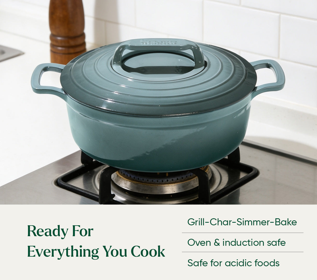 TitaniumClad™ Cast Iron Duo - Ocean