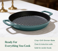 Cast Iron Trio with Storage - Ocean