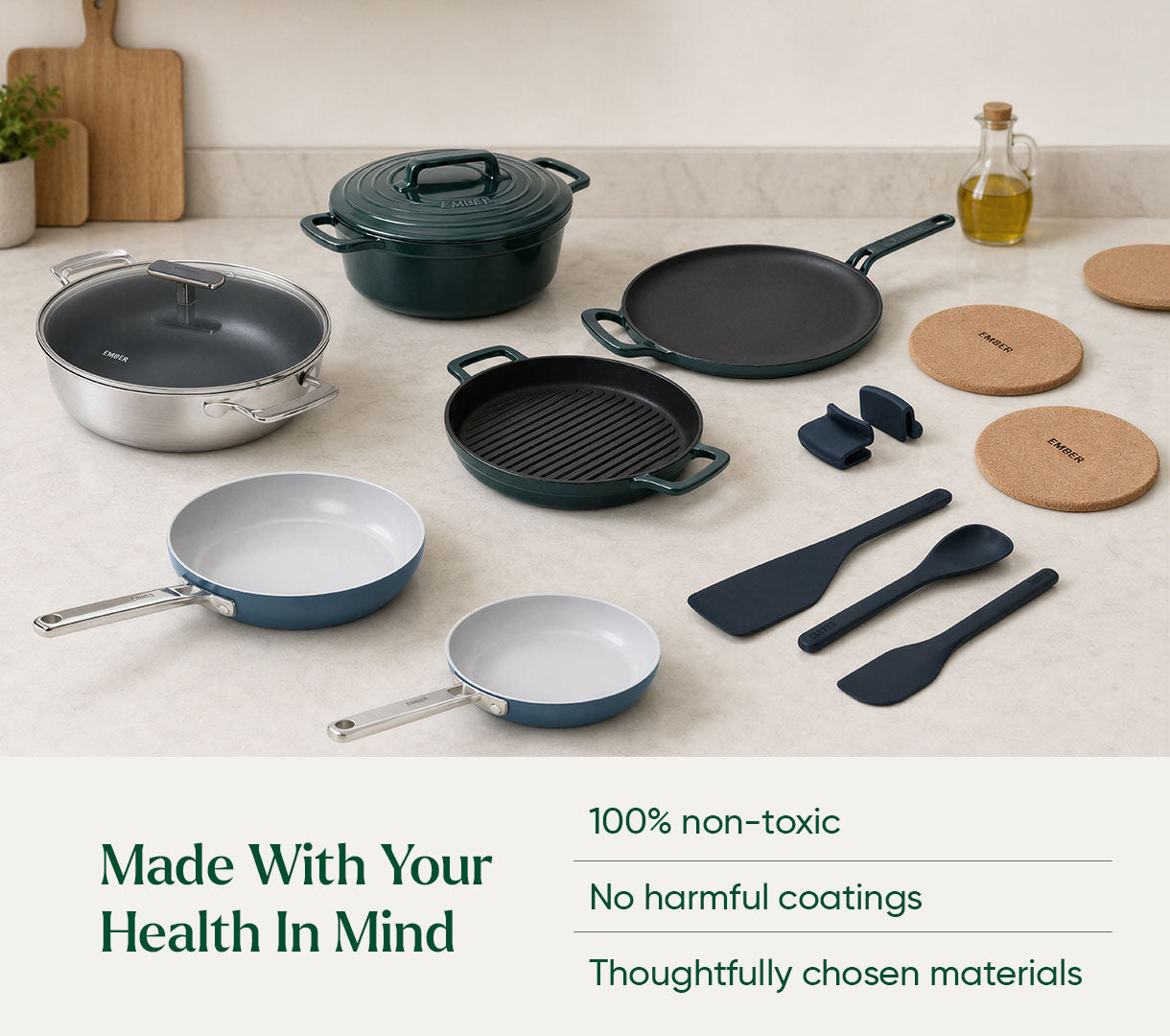 Complete Set - Pro - Nilgiri Blue - Teal