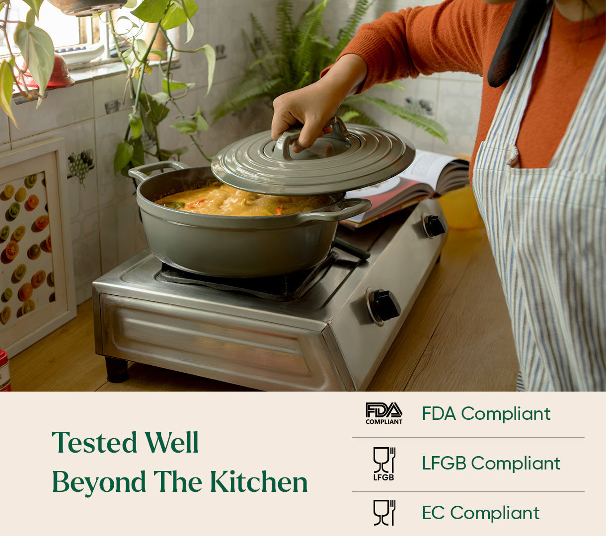 TitaniumClad™ Cast Iron Trio - Sage