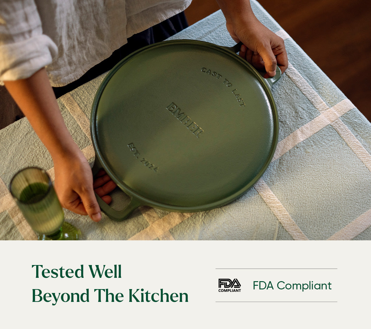 Pre-Seasoned Tawa 30 cm - Coorg Green
